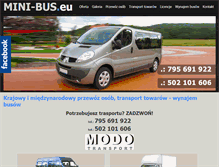 Tablet Screenshot of mini-bus.eu